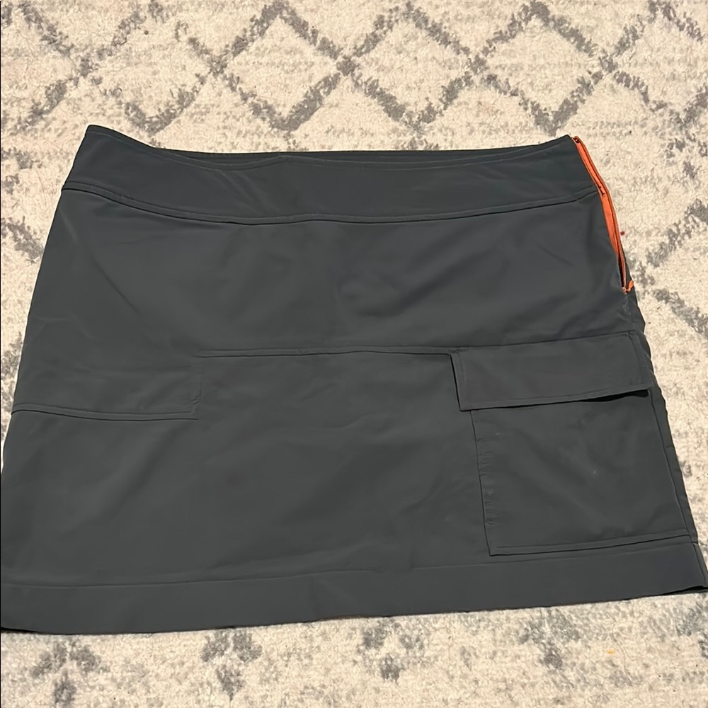 Women's Title Nine Skirt with Orange Accent